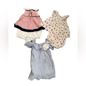 Janie and Jack 3-6 month red white blue patriotic bundle